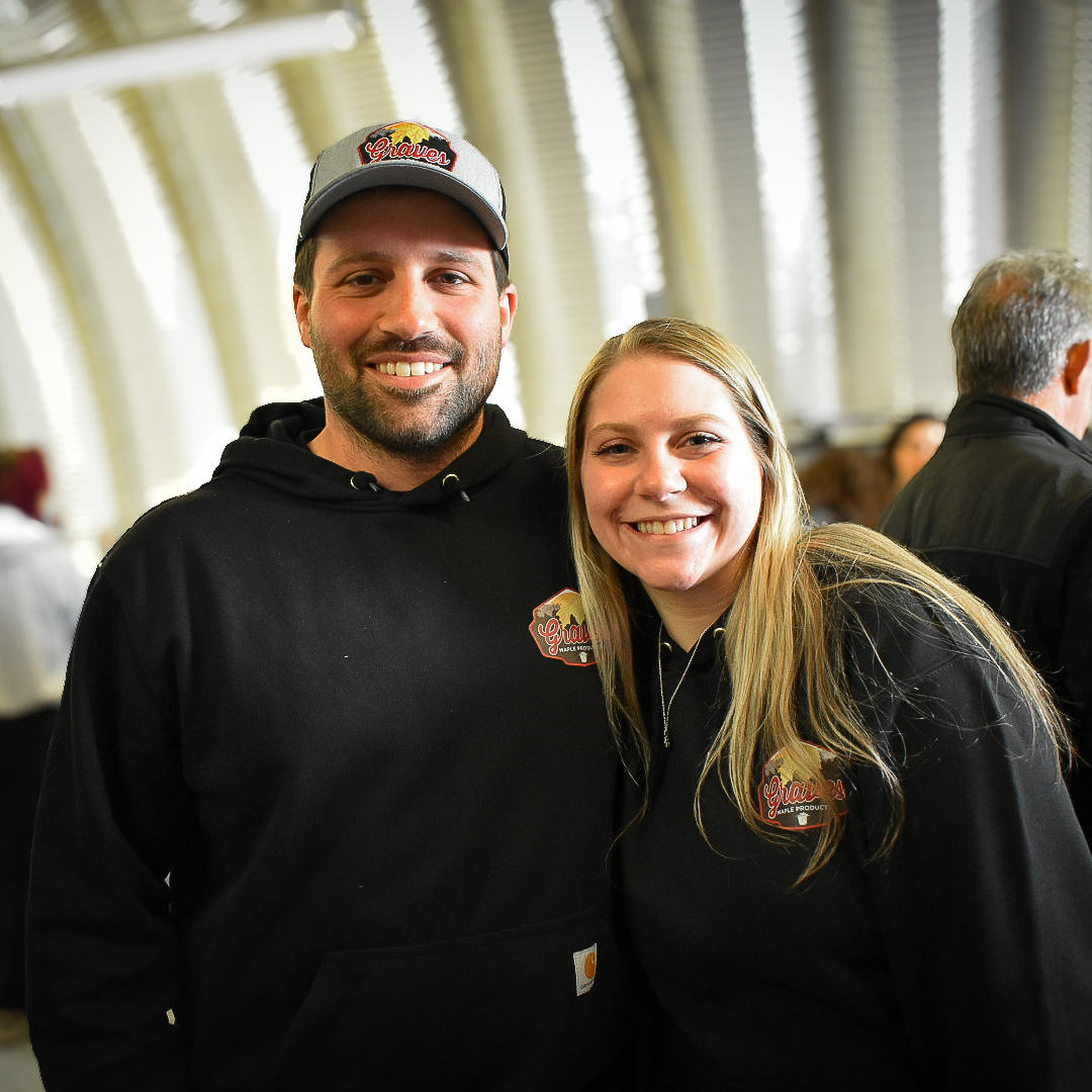 raves Maple Products team members inside the sugarhouse during syrup production season.