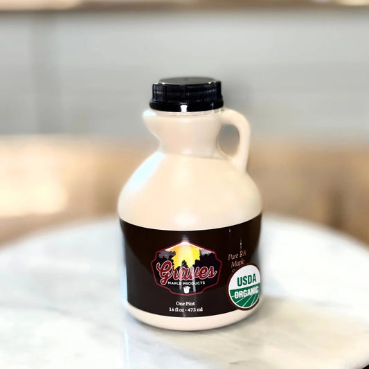 Pint of Organic Maple Syrup